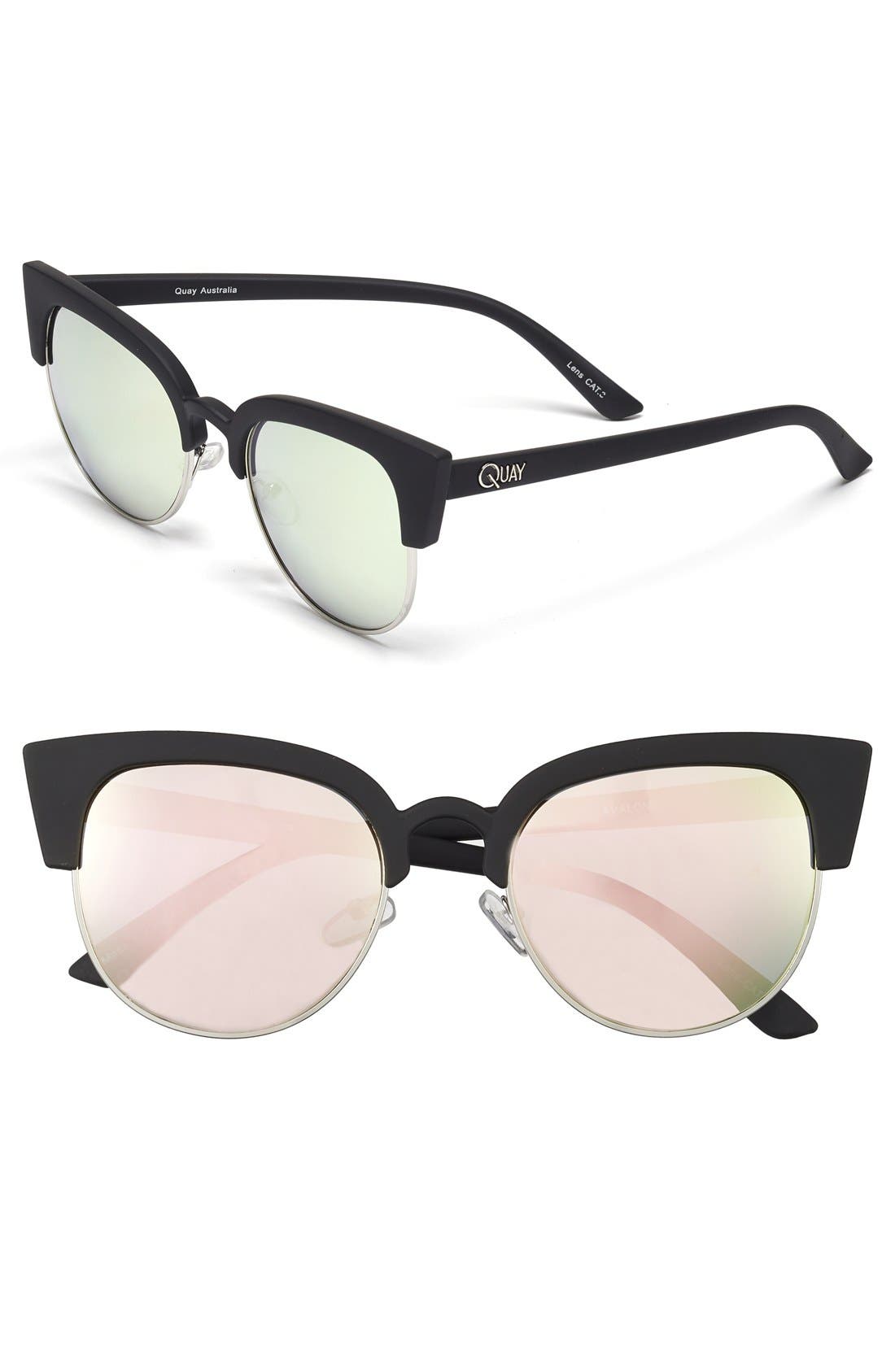 Quay Australia 'Avalon' 55mm Retro Sunglasses Nordstrom