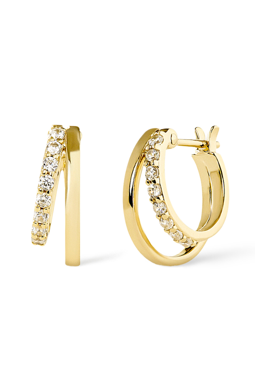 Shop Ana Luisa Double Hoop Earrings In Gold