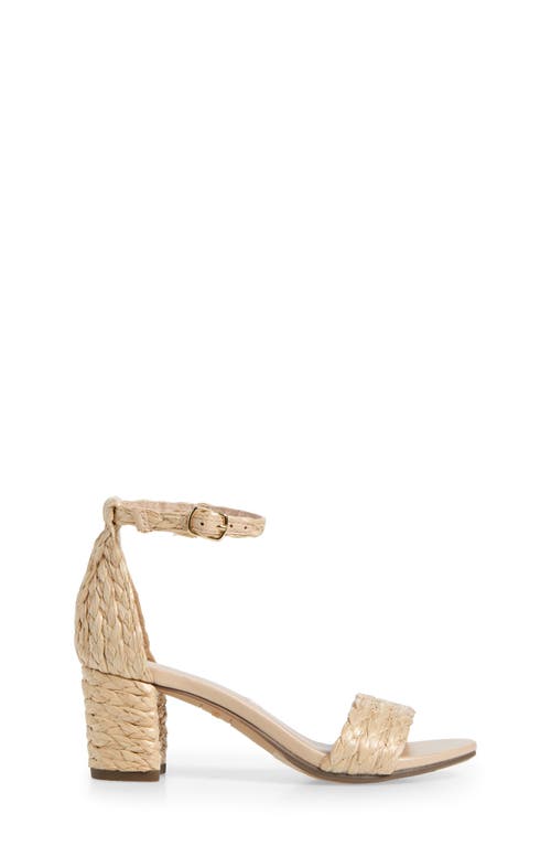 Shop Steve Madden Jcarrson Ankle Strap Sandal In Raffia