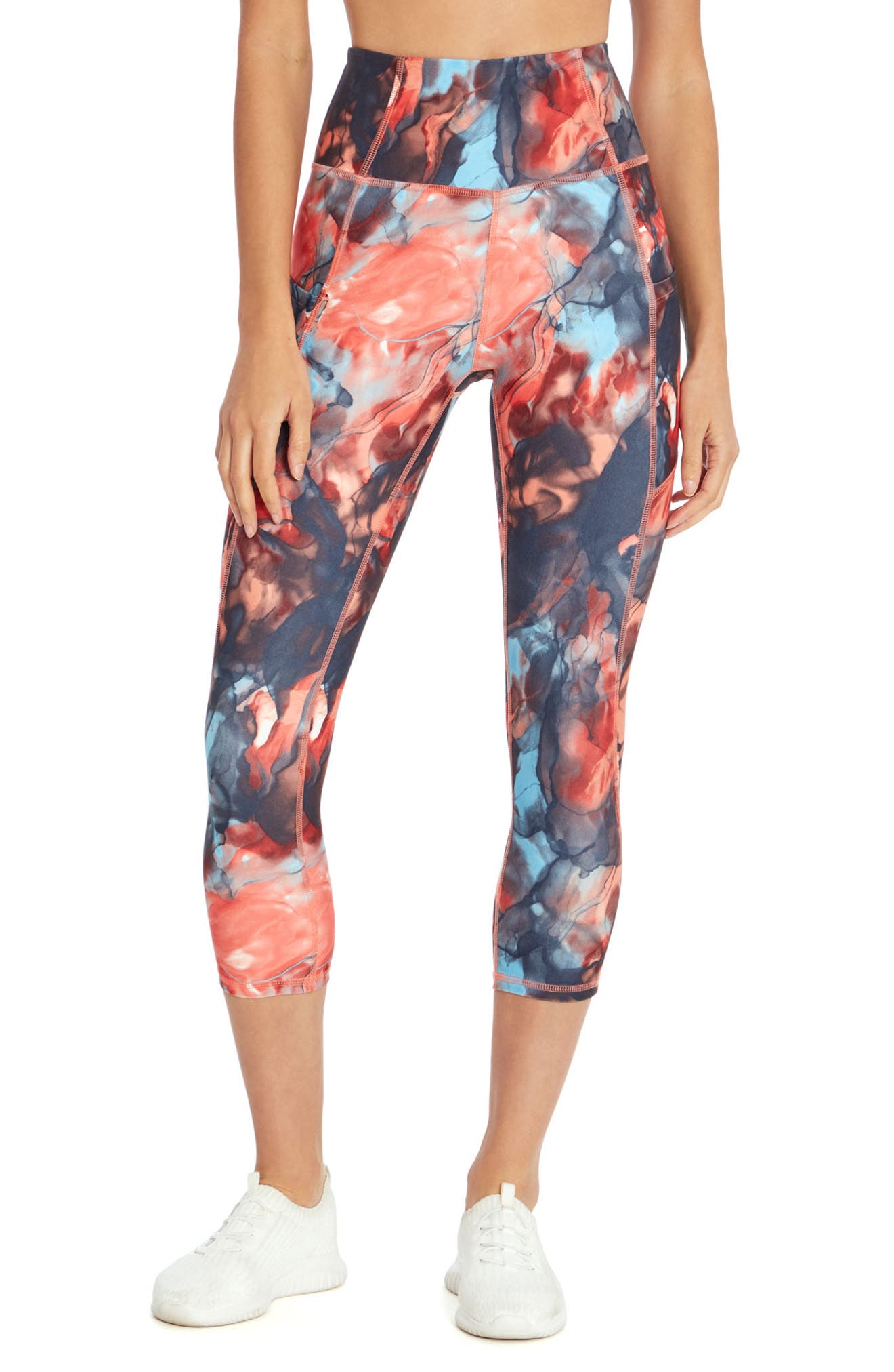 Jessica Simpson High Rise Tummy Control Capri Leggings - ShopStyle