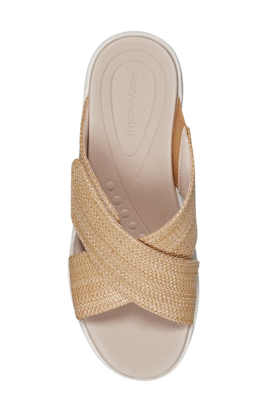 Shop Easy Spirit Bindie Slide Sandal In Natural