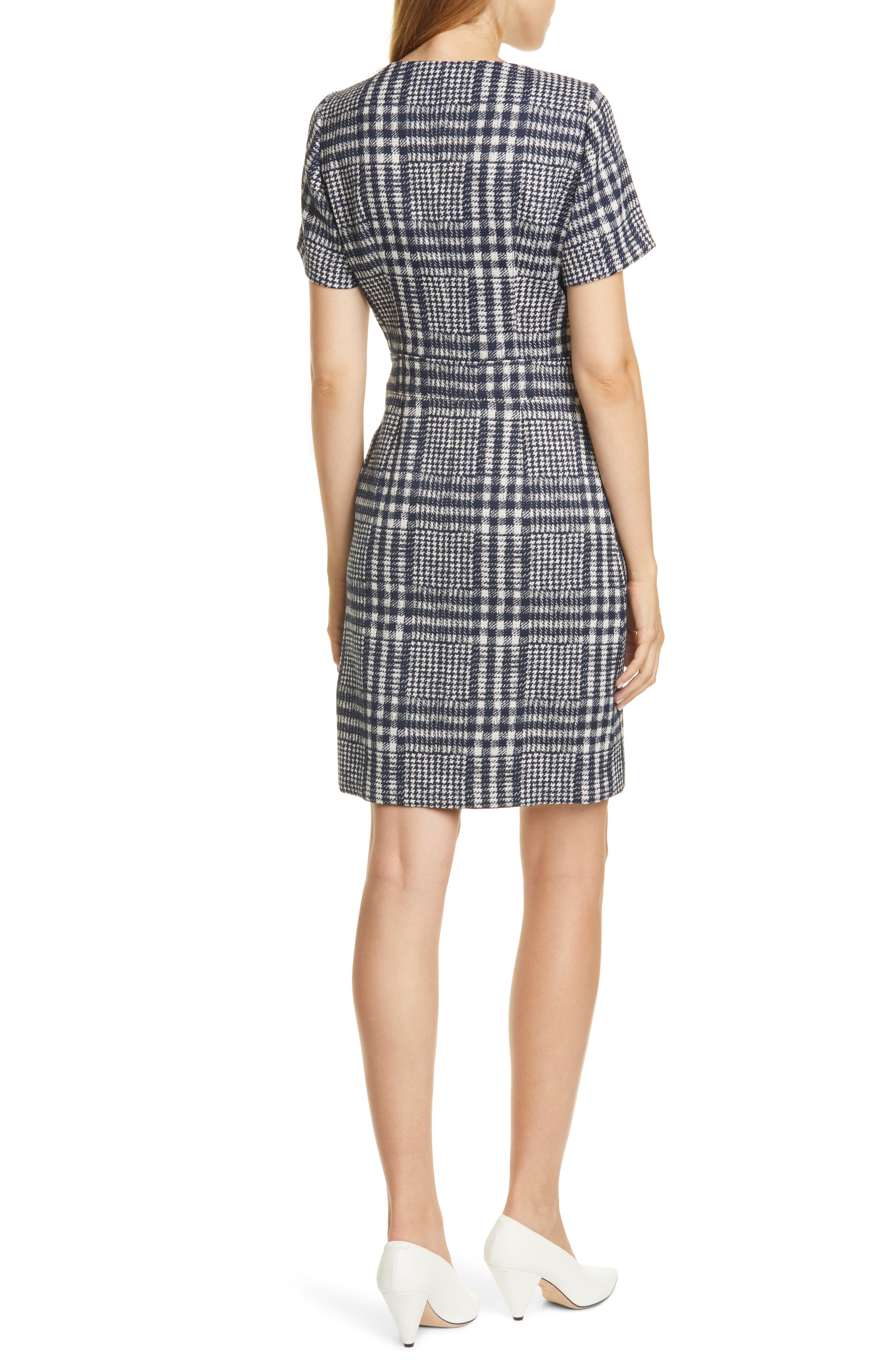 tartan sheath dress