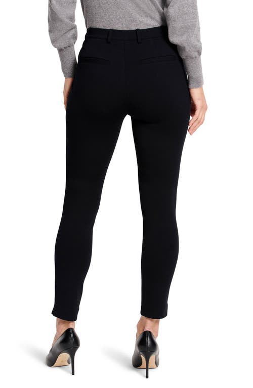 Shop Nic + Zoe Nic+zoe Ponte Riding Pants In Black Onyx