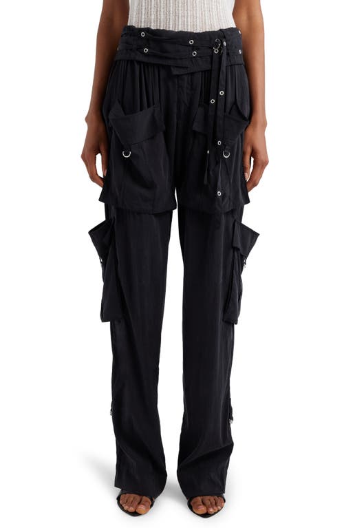 Isabel Marant Hadja Relaxed Fit Cargo Pants Faded Black at Nordstrom, Us