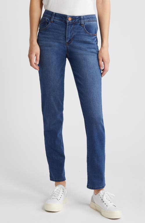 Shop Wit & Wisdom 'ab'solution Straight Leg Jeans In Blue