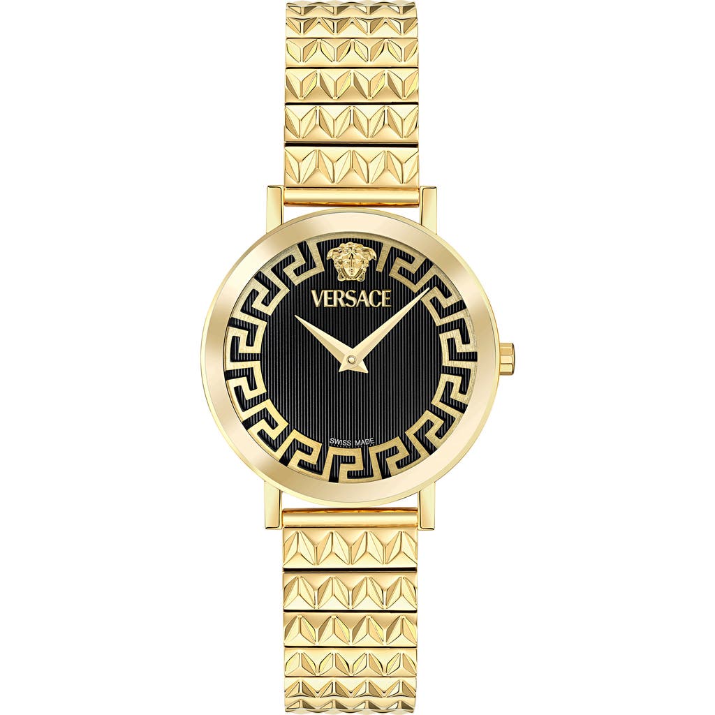 Versace Daedalus Bracelet Watch, 35mm In Yellow Gold