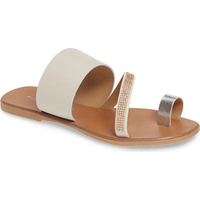 Kurt Geiger London Dawn Slide Sandal, White