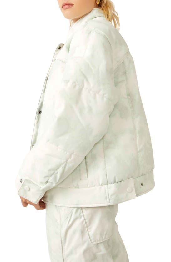 Shop Fp Movement Bunny Slope Puffer Jacket In Mountain Mist Sage