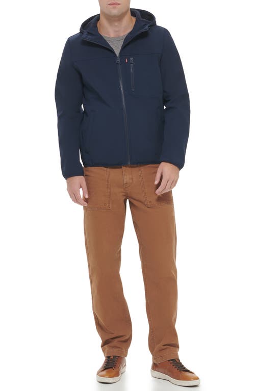 Levi's® Softshell Hoodie In Dark Blue