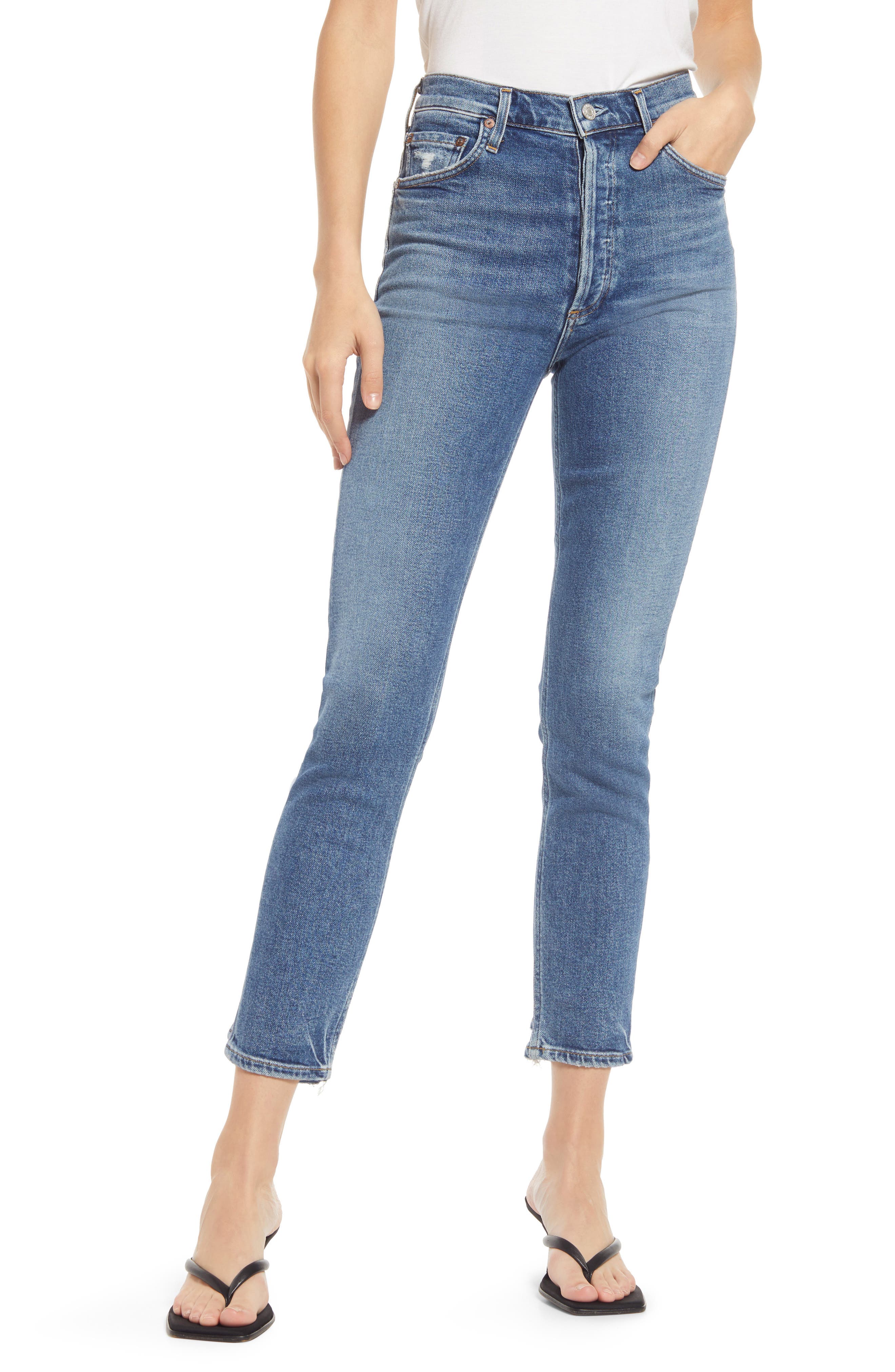 AGOLDE Nico High Waist Ankle Slim Fit 