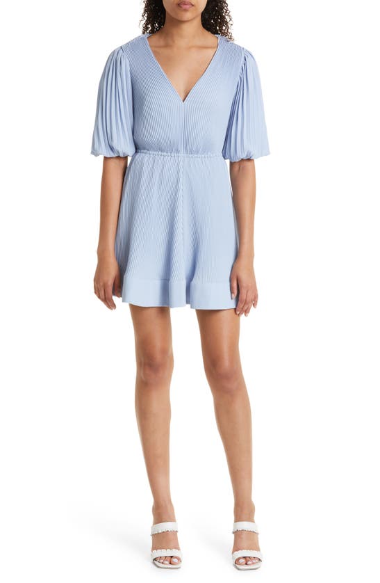 MILLY ELLE PLEATED A-LINE DRESS