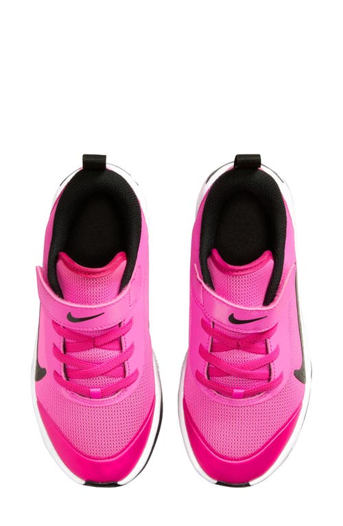 Shop Nike Kids' Omni Multi-court Sneaker In Laser Fuchsia/black/white