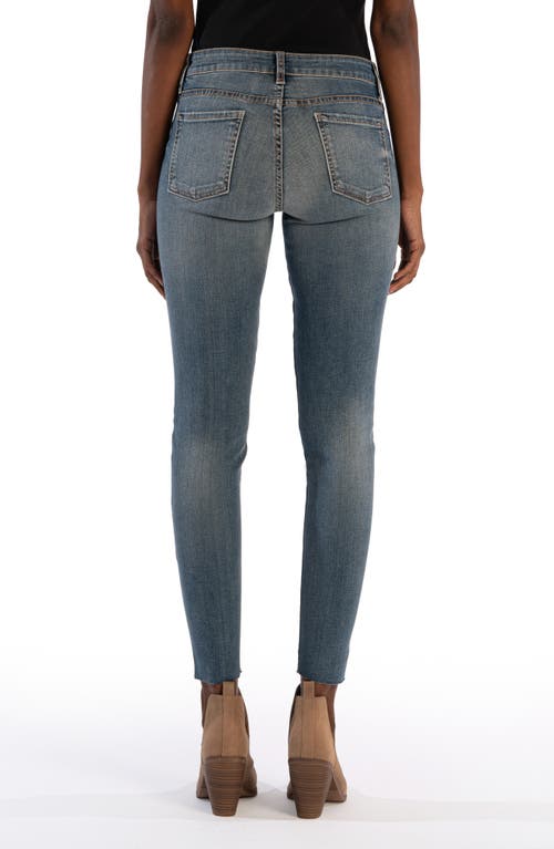 Shop Kut From The Kloth Donna Raw Hem Ankle Skinny Jeans In Expanded