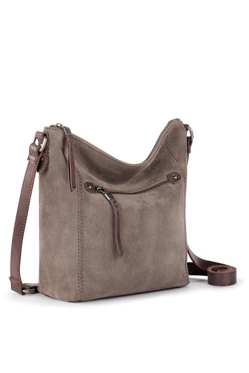 Shop The Sak Ashland Leather Crossbody In Mushroom Suede