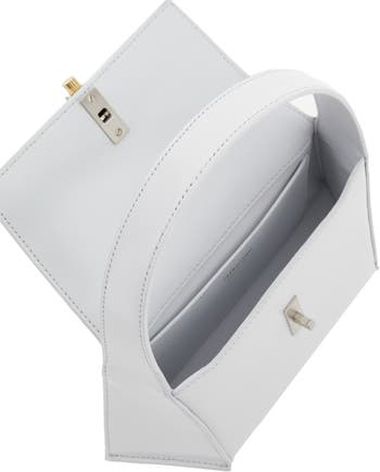 Mini Prism Leather Top Handle Bag