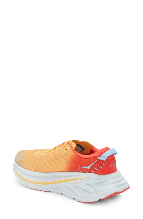 Shop Hoka Bondi X Running Shoe In Fiesta/amber Yellow