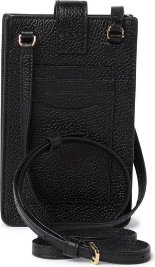 MARC JACOBS] Groove Leather Phone Crossbody Bag BLACK