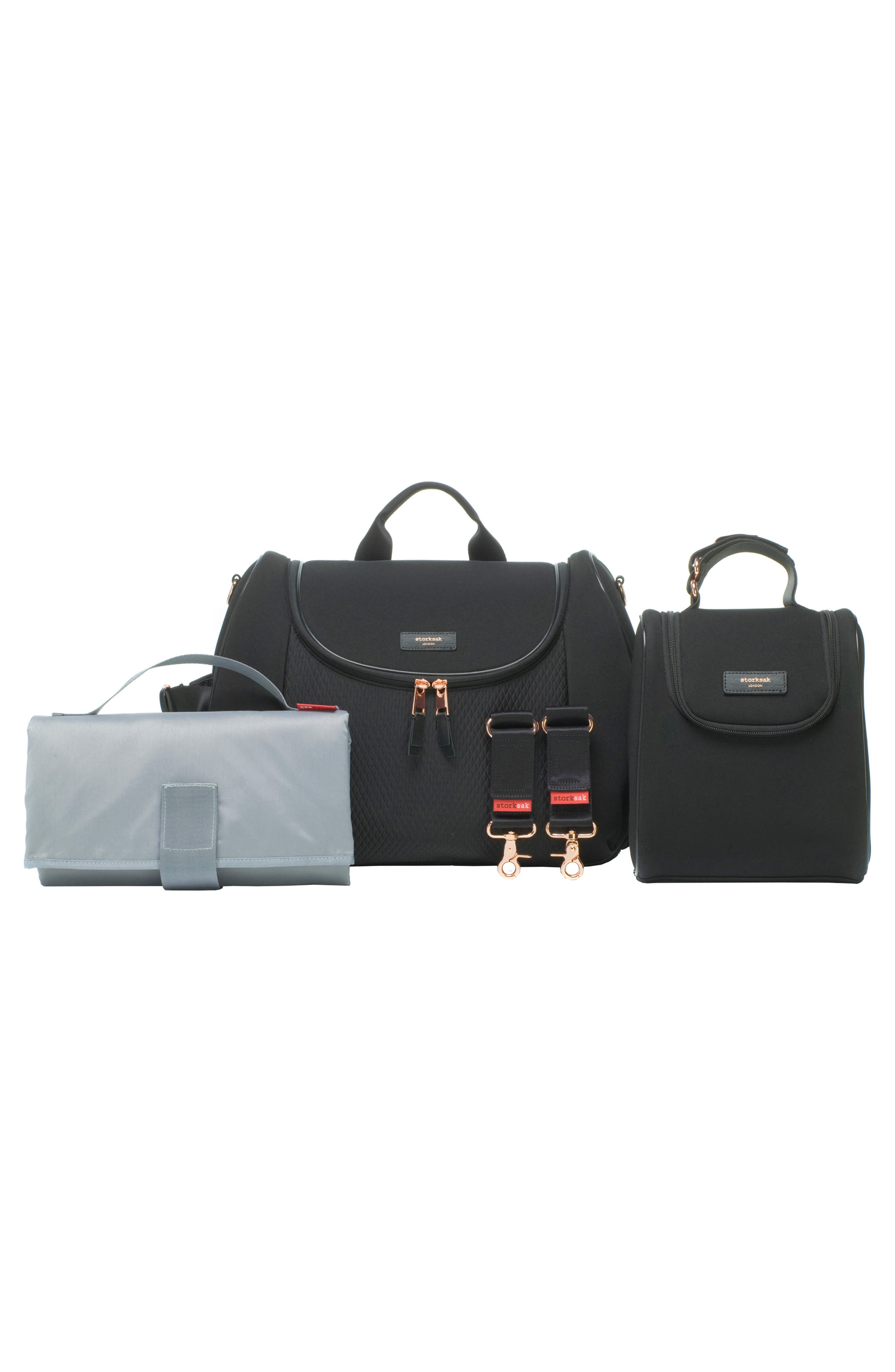 Storksak Poppy Lux Convertible Diaper Bag | Nordstrom