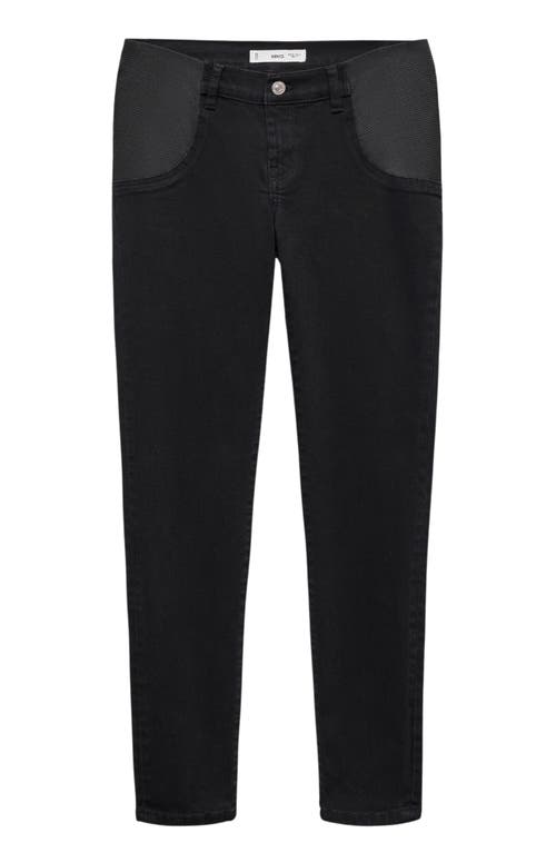 MANGO Skinny Maternity Jeans Black Denim at Nordstrom