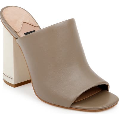 Zac Zac Posen Vivica Block Heel Sandal, Brown
