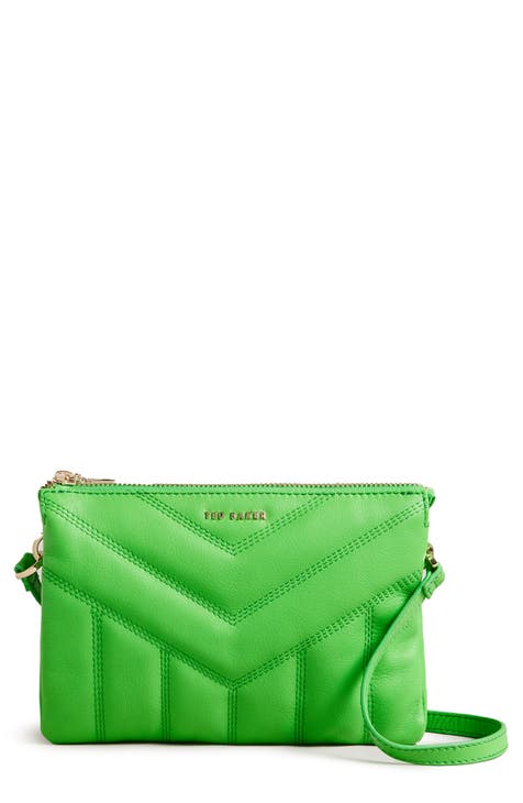 Yucurem Genuine Leather Women Crossbody Bag Casual Small Camera Bags for  Work (Green) 