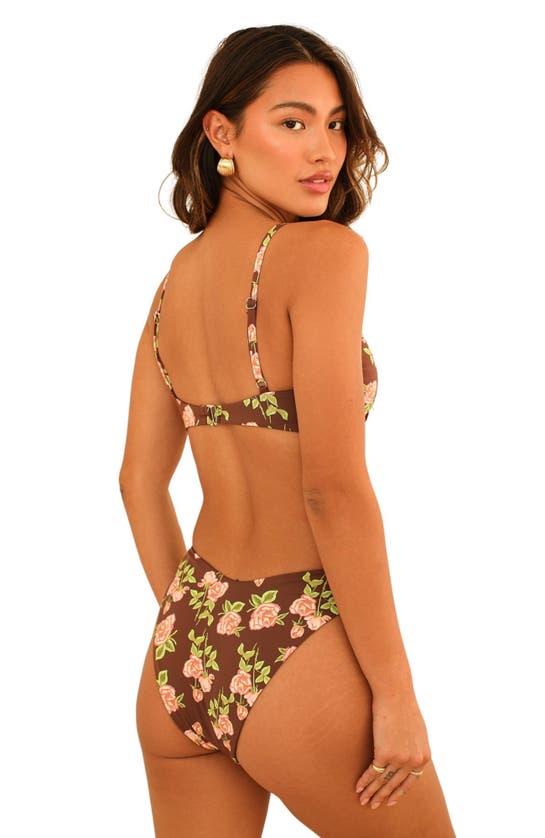 Dippin Daisys Angel Cheeky Bikini Bottom In Rosebud