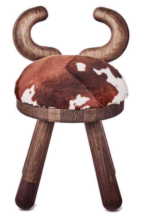 Cow discount plush chair