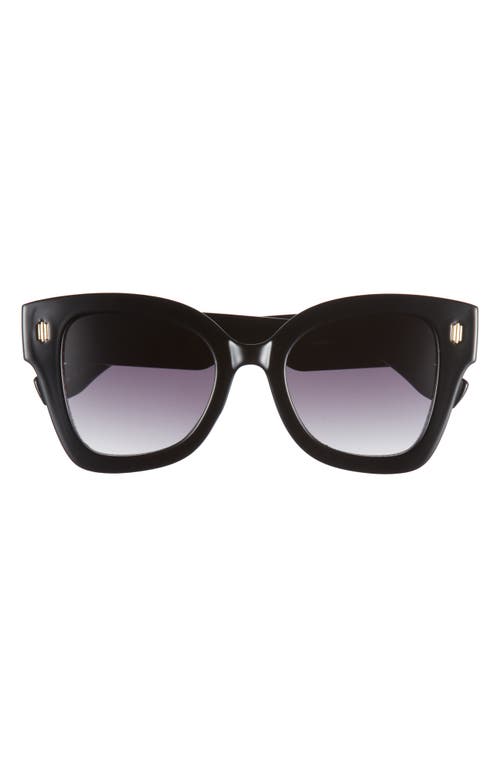 60mm Square Sunglasses in Black