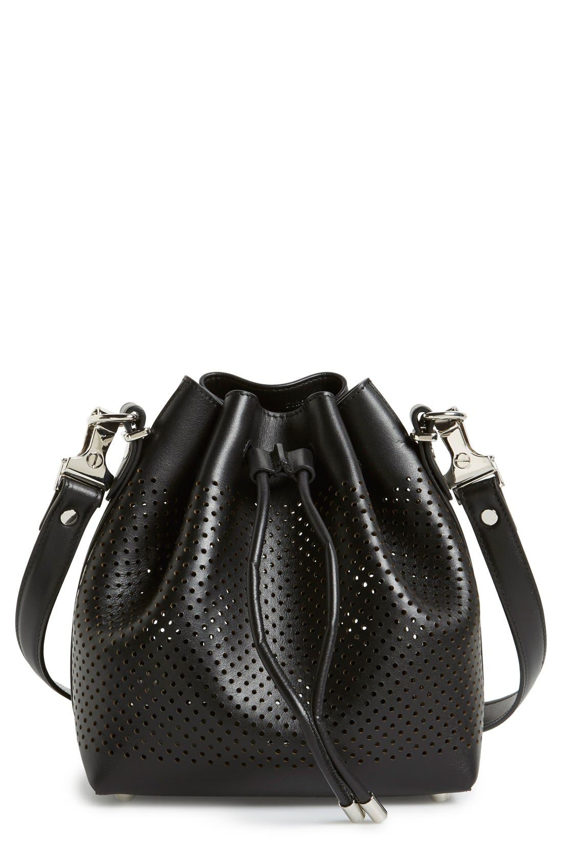 perforated bucket bag