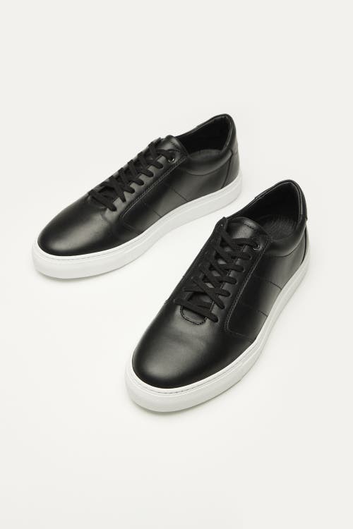 Want Les Essentiels De La Vie Want Les Essentiels Lennon 2.0 Smooth Leather Low Sneaker In Black