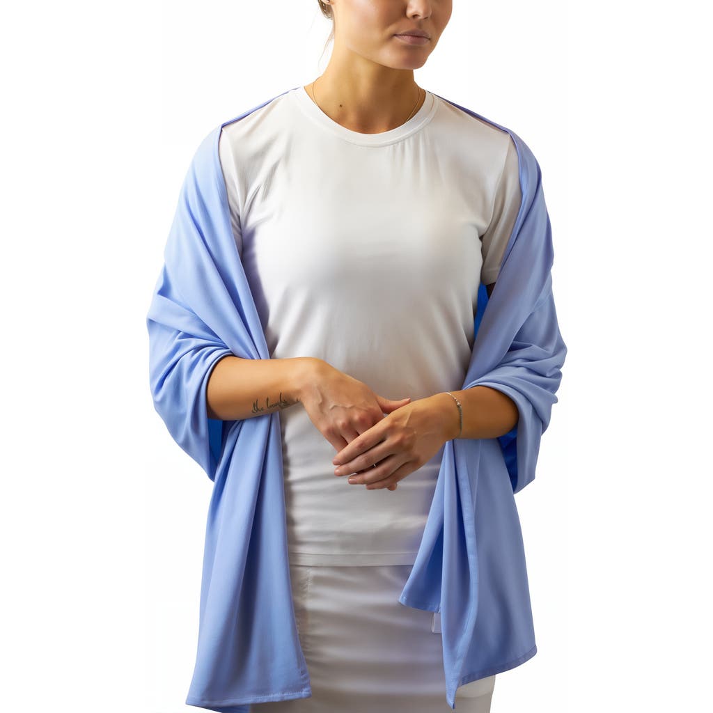 Uv Skinz Sun Shawl In Blue Mist
