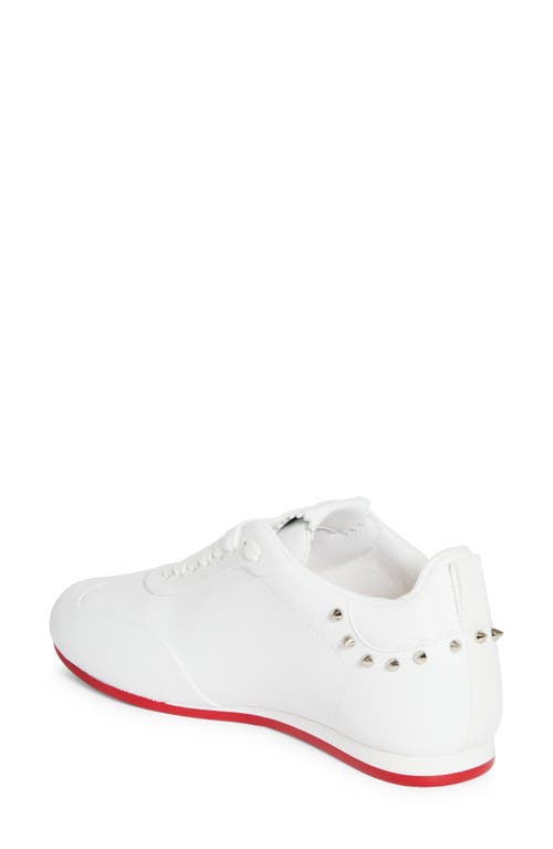 Shop Christian Louboutin Eleonora Sneaker In White