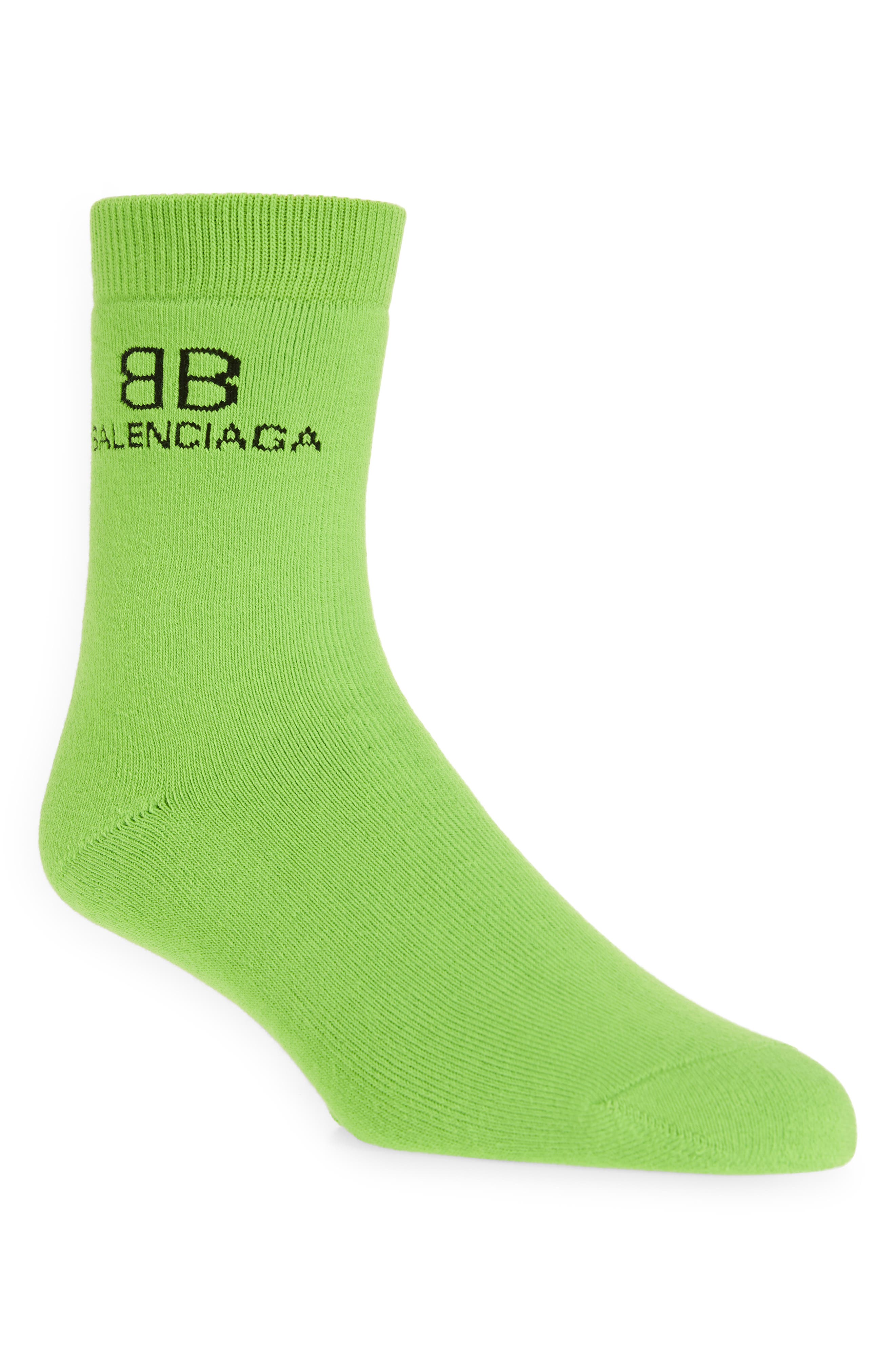 balenciaga sock shoes womens green