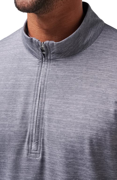 Shop Travismathew The Heater Quarter Zip Pullover In Sleet/quiet Shade