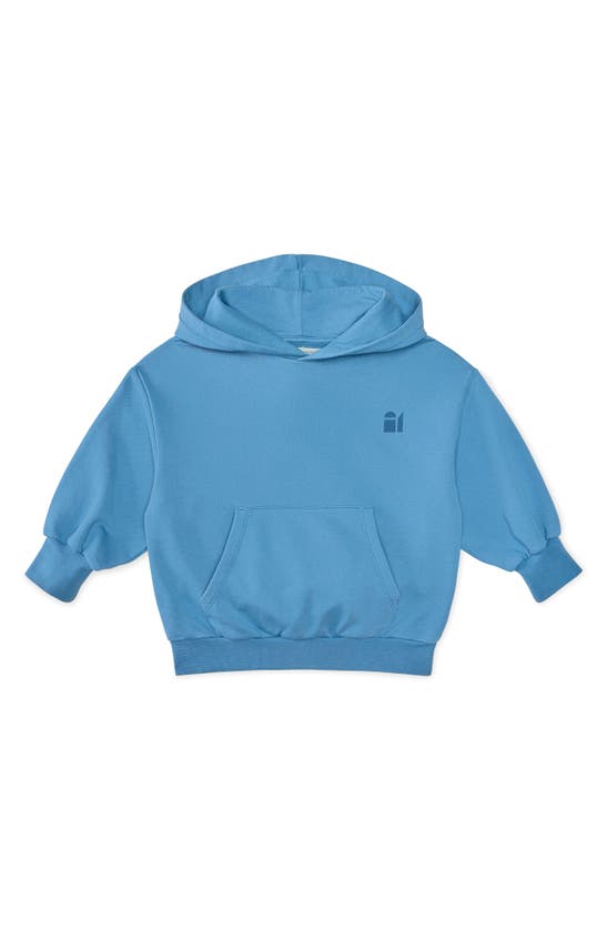 Shop The Sunday Collective Kids' Natural Dye Everyday Hoodie In Bluejay
