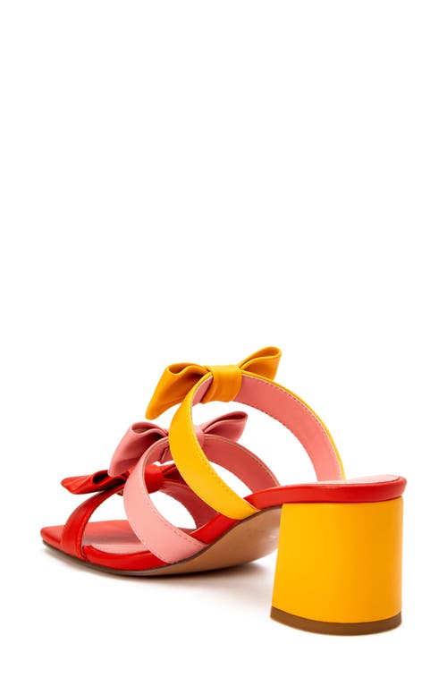 Shop Katy Perry The Bow Sandal In Mango/pink/orange