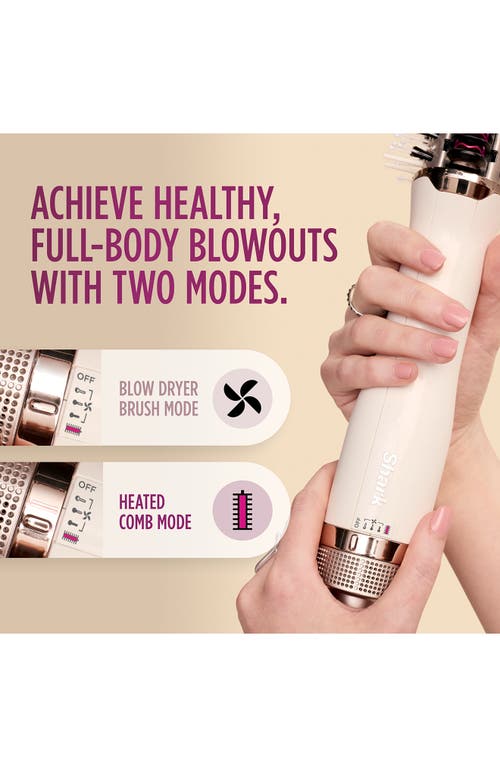 Shop Shark Smoothstyle Heated Comb & Blow Dryer Brush In Silk