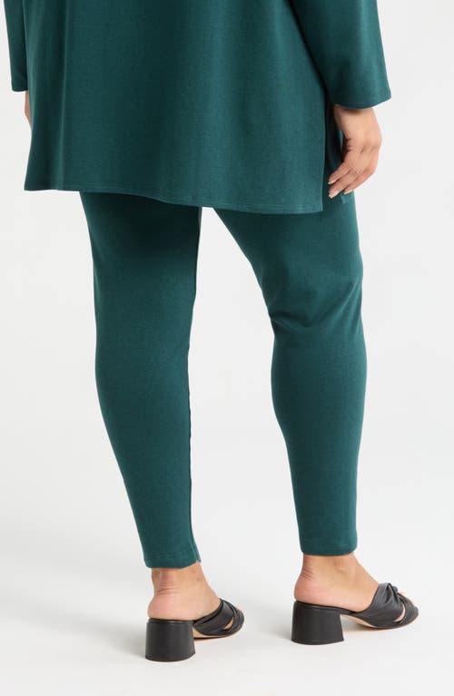 Shop Eileen Fisher High Waist Ankle Leggings In Pine