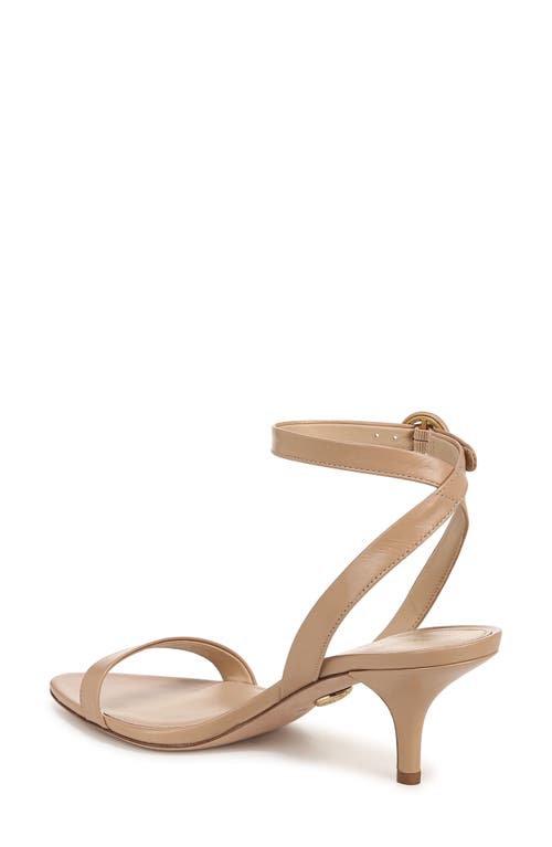 Veronica Beard Darcelle Leather Ankle-strap Sandals In Bisque