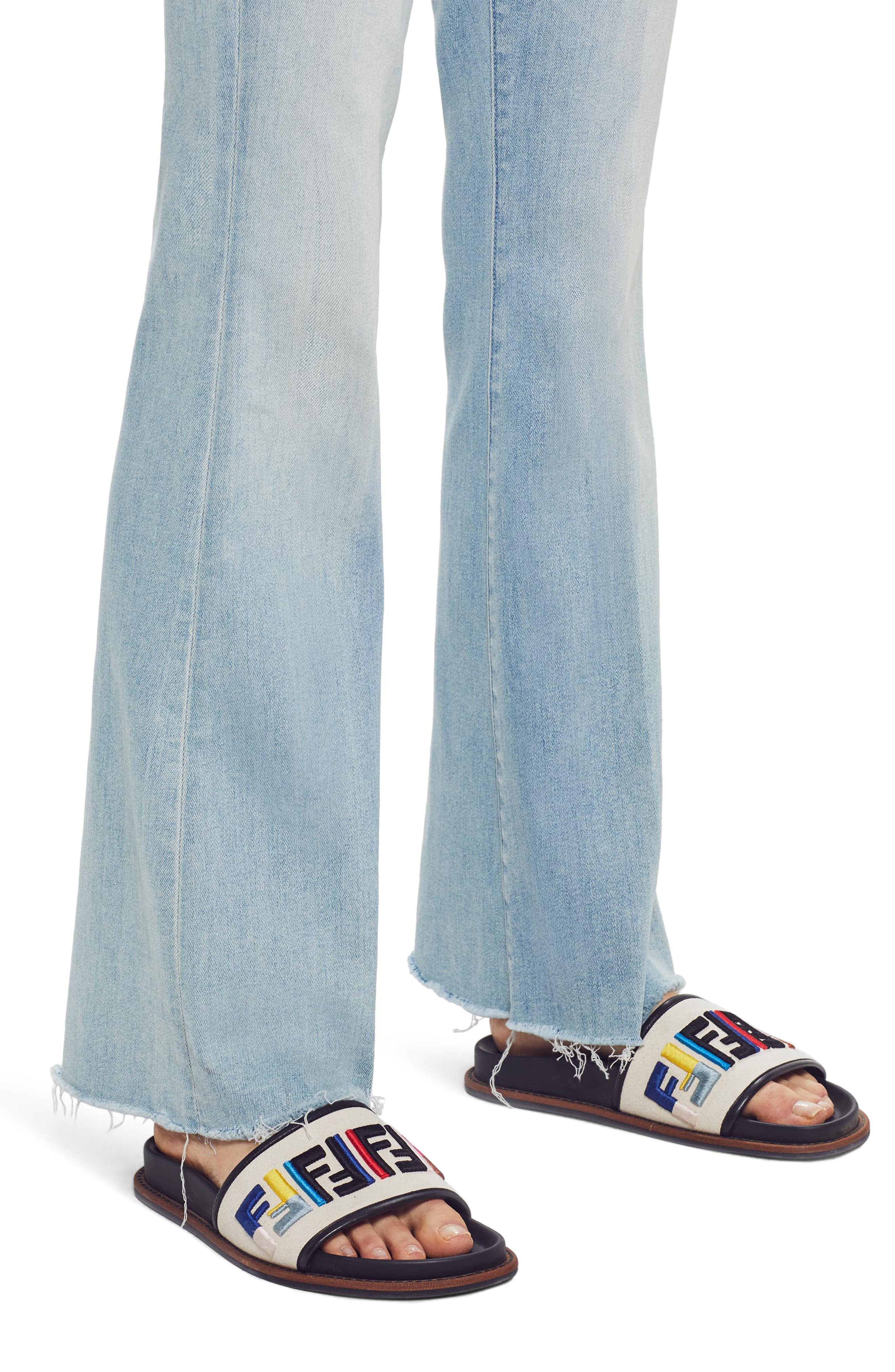 Mother Frayed Flare Jeans Hautelook