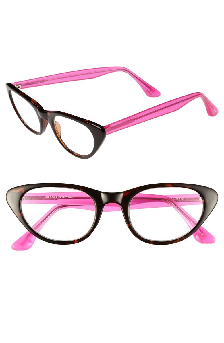 Isaac Mizrahi New York 48mm Cat Eye Reading Glasses Nordstrom