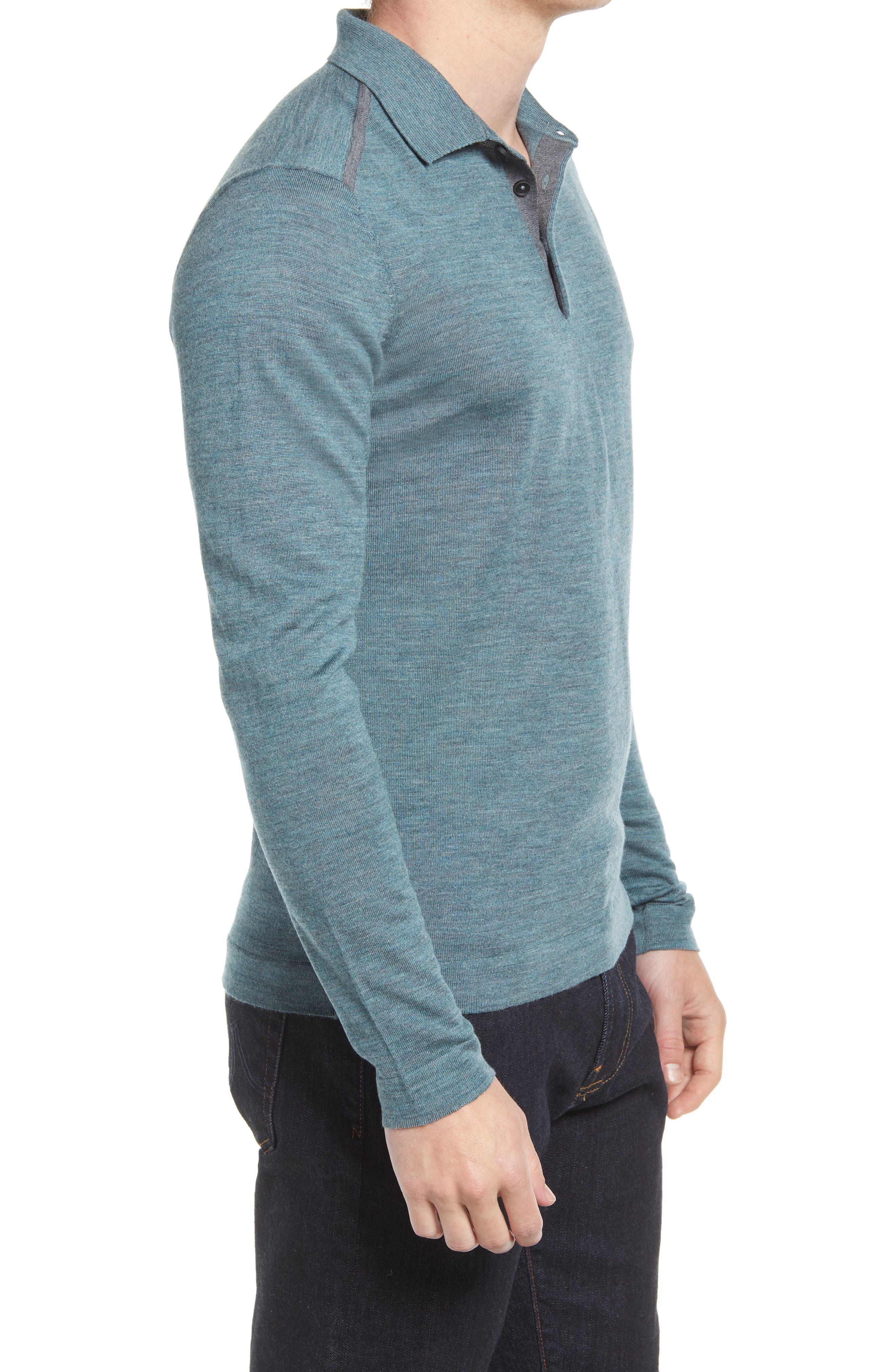 robert barakett long sleeve polo