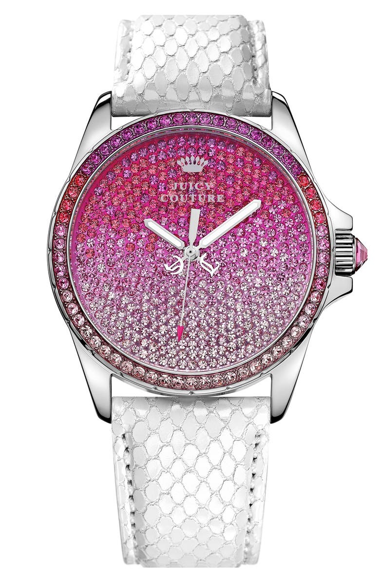 Juicy Couture Stella Crystal Embellished Watch 40mm Nordstrom