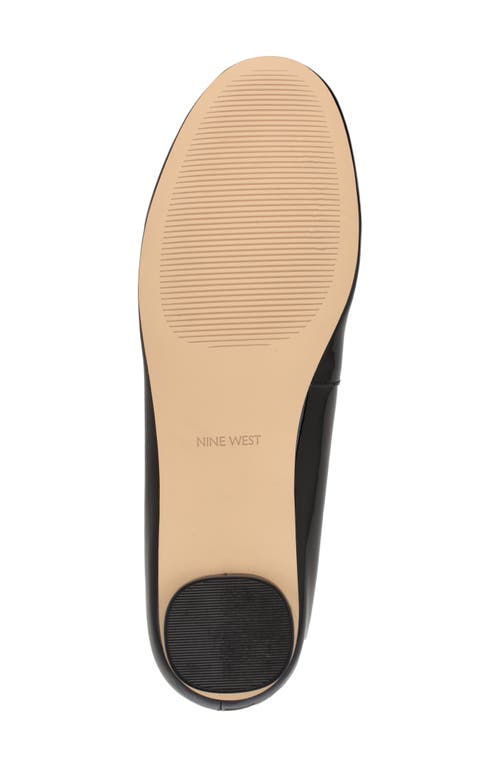 Shop Nine West Robbe Flat In Black