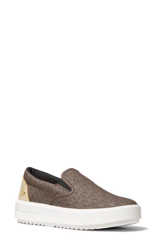 Michael Michael Kors Emmett Slip-on Sneaker In Brown | ModeSens