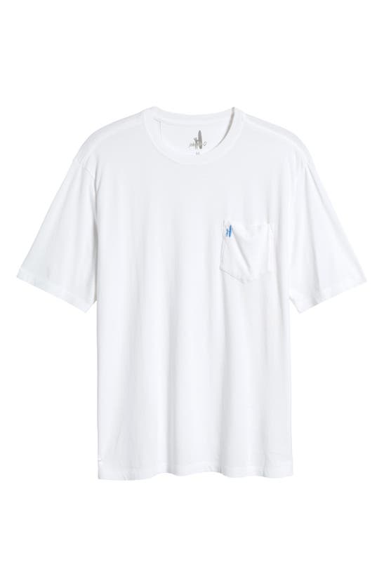 Shop Johnnie-o Dale 2.0 Pocket T-shirt In White