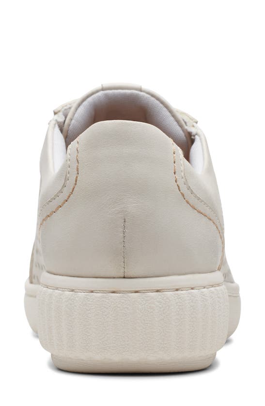 Shop Clarks ® Caroline Ella Sneaker In White Leather