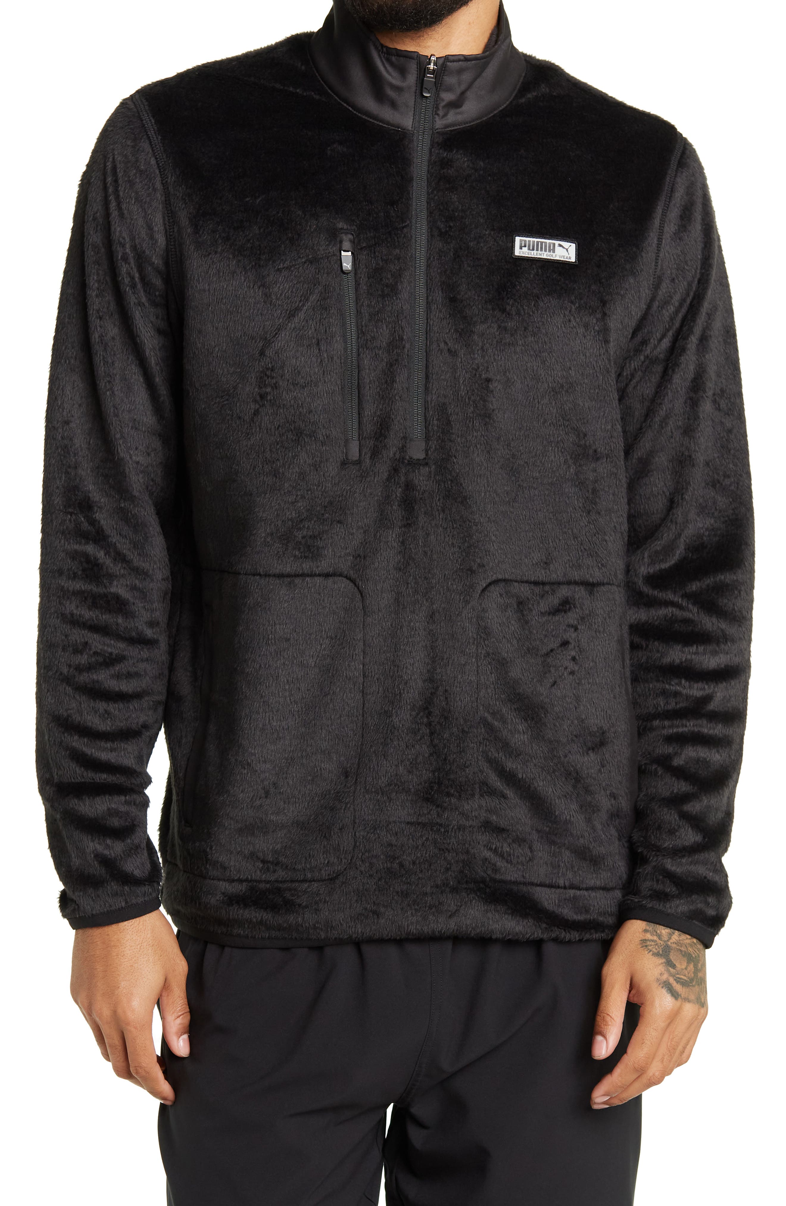 puma golf quarter zip