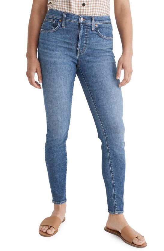 Madewell Mid Rise Skinny Jeans In Heathfield Wash