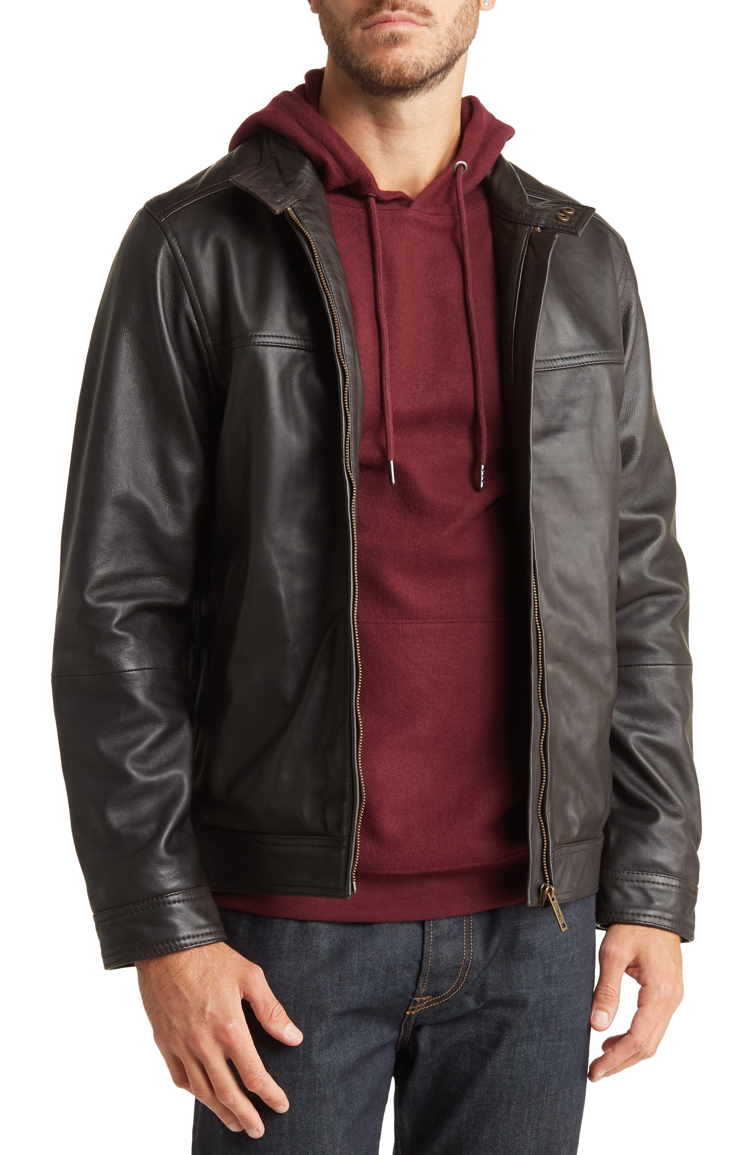 Rodd & Gunn Rodd and Gunn Cromwell Leather Jacket Nordstromrack